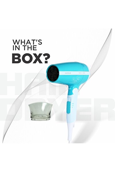 HAVELLS - HD3151 1200W Powerful Hair Dryer (Turquoise)