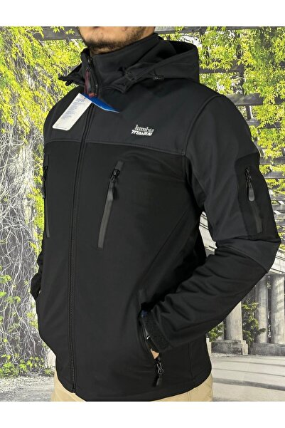 Güray Store Unısex Soft Shell Su ve Rüzgar geçirmez içi polarlı taktik mont m...