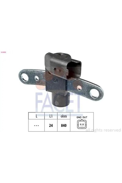 FACET 90600 Krank Sensoru 131837 2375000Q0J 2501837