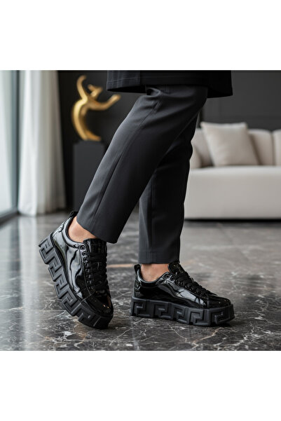 dehaine Men's sneakers, Luxury VSC, BLACK, 082