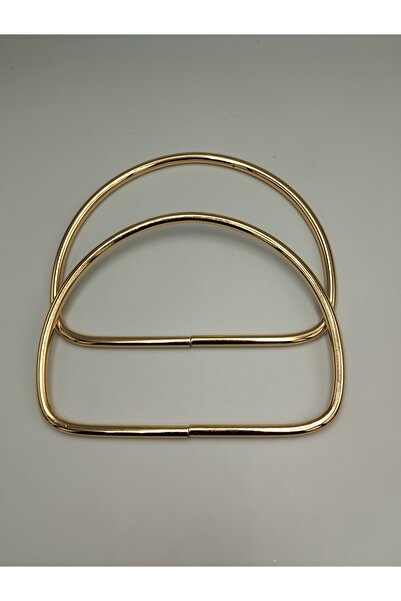 Zeyora D Model Metal Çanta Sapı 13 cm, Çanta Aksesuarı