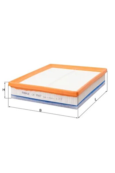 MAHLE فلتر هواء Lx3987 1638027780 3639671 9802348680 متوافق