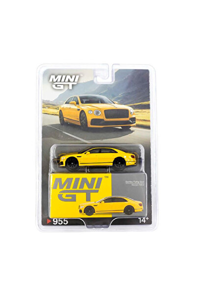 mini gt 955 - بنتلي فلاينج سبير موناكو يلو - عبوة بلاستر