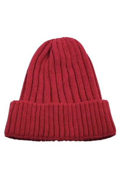 AXE SPORTSWEAR Winter Thick Folded Ribbed Knitwear Beanie Winter Beanie