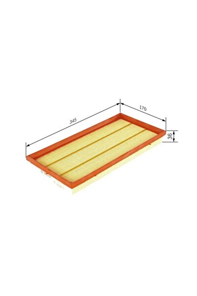 Bosch 1457433272 Air Filter 30812710