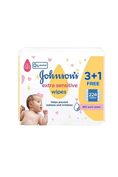 JOHANSON Johnson's Baby Ultra Sensitive Wipes - 168 Wipes