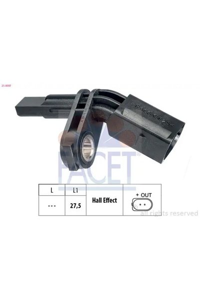 FACET 210007 ABS Sensoru 131413 1KD927803 2501413