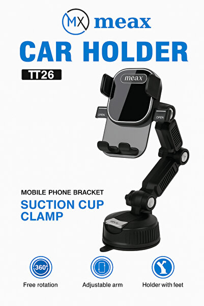 meax Araç Telefon Tutucu – Vakumlu Güçlü Sabitleme