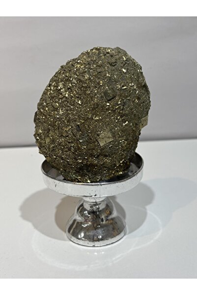 gemsartdeco Pirit Doğaltaş Zenginlik Taşı Stantlı