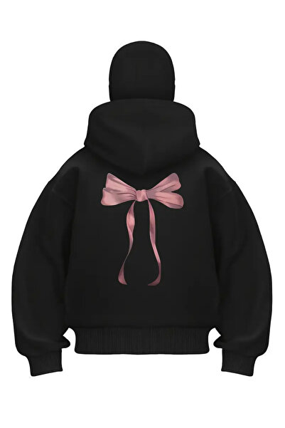 LAND MODA Kar Maskeli Ninja Unisex Sweatshirt Hırka 2iplik kalın polar