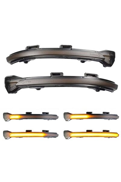 YQLAFT Semnalizatoare oglindă dinamică fumurie pentru VW Golf 7 (YQLAFT) + 2 ...