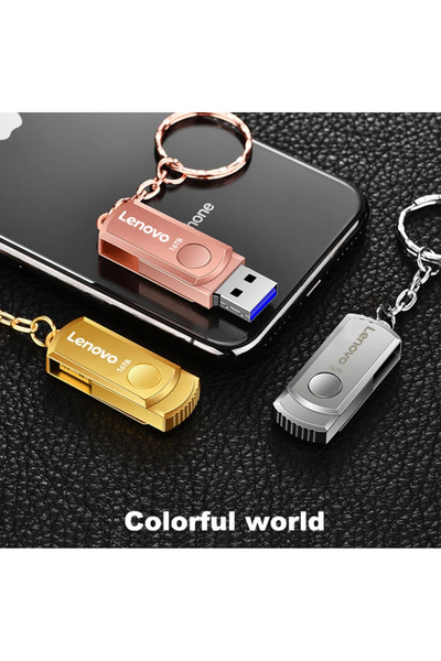 LENOVO USB Flash Drive 16TB – Ultra Large Storage Capacity, High-Speed Data Transfer, Portable Metal