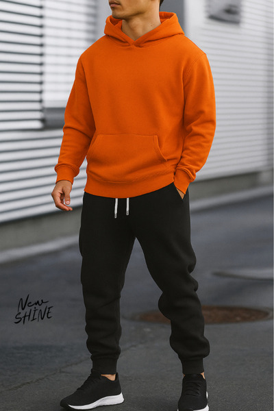 New Shine سويت شيرت بقلنسوة للجنسين