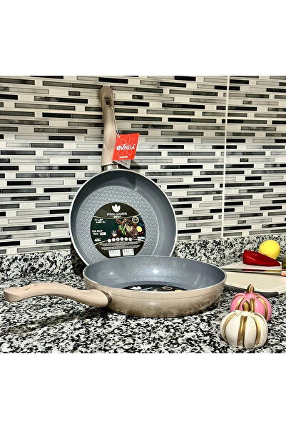 Yıldız çelik Pan-dora Kristal 26 cm Seramik Tek Kulp Tava