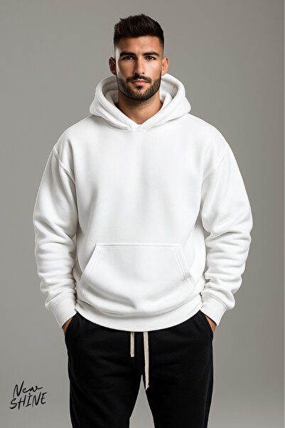 New Shine سويت شيرت بقلنسوة للجنسين