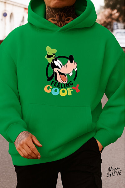 New Shine Desen animat personaj cu imprimeu cu glugă Swea tricou