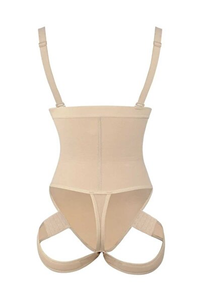 VEYA Open back abdominal compression corset after plastic surgery and filling