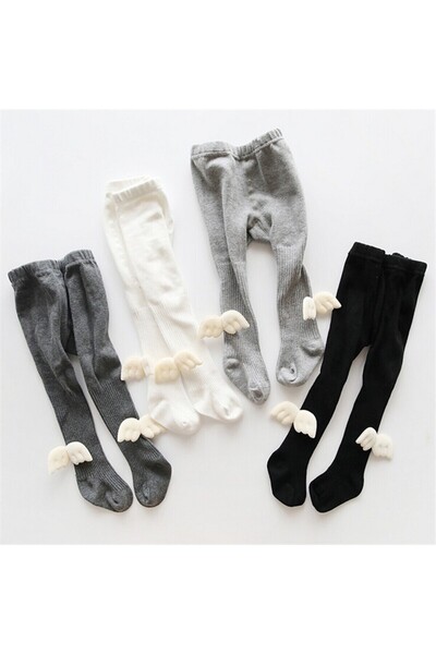 JollyMag Drool Wing Leggings (Age: 6 years - 8 years, Color: Light Gray)