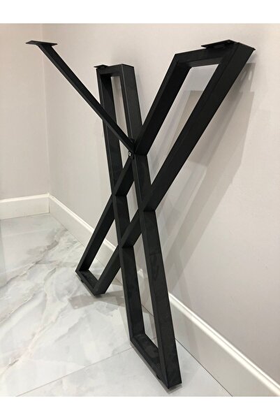 KARAKOÇ METAL, 72 CM YEMEK,ÇALIŞMA, AHŞAP MASA AYAĞI X MODEL (2 ADET)
