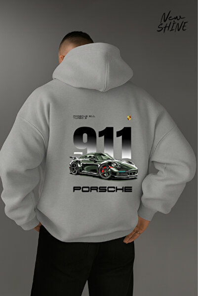 New Shine Φούτερ με κουκούλα με στάμπα αυτοκινήτου