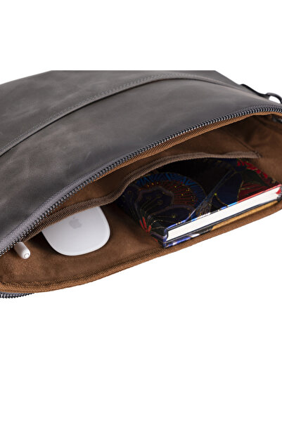 Lev Leather Genuine Leather 14” and 16” Laptop, Tablet, Briefcase – Name Can Be Written