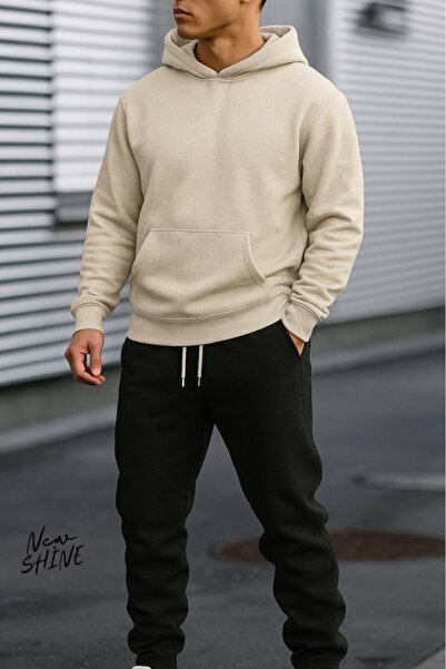 New Shine Унисекс суичър с качулка 