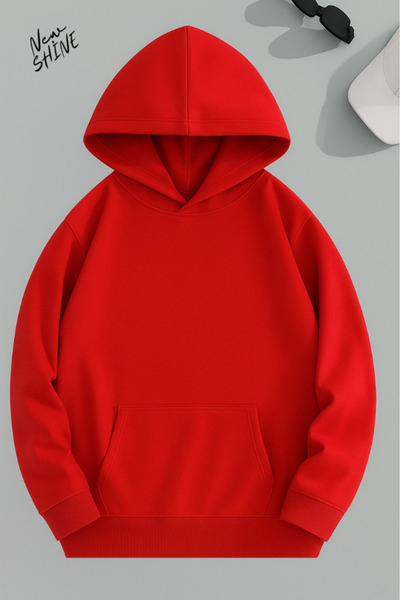 New Shine سويت شيرت بقلنسوة للجنسين