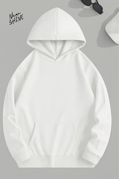 New Shine سويت شيرت بقلنسوة للجنسين