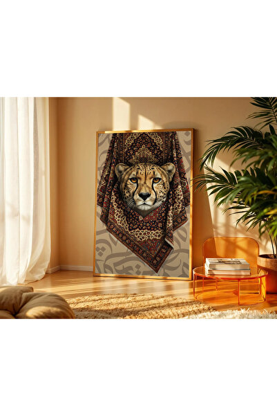 Esci Design Wooden Framed Ethnic Pattern Painting - Modern Ethnic Pattern - Vintage Painting - Ethnic1001 Series - Wall Art