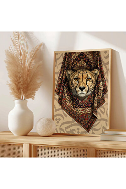 Esci Design Wooden Framed Ethnic Pattern Painting - Modern Ethnic Pattern - Vintage Painting - Ethnic1001 Series - Wall Art