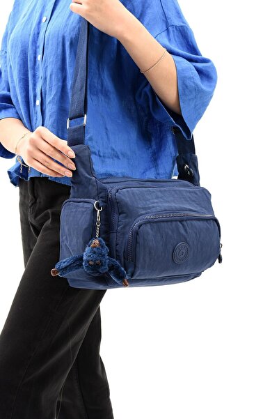 Dias avm حقيبة كتف خفيفة للغاية متعددة الجيوب بحزام متقاطع من قماش كلينكيل