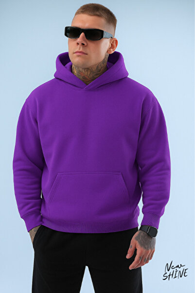 New Shine سويت شيرت بقلنسوة للجنسين