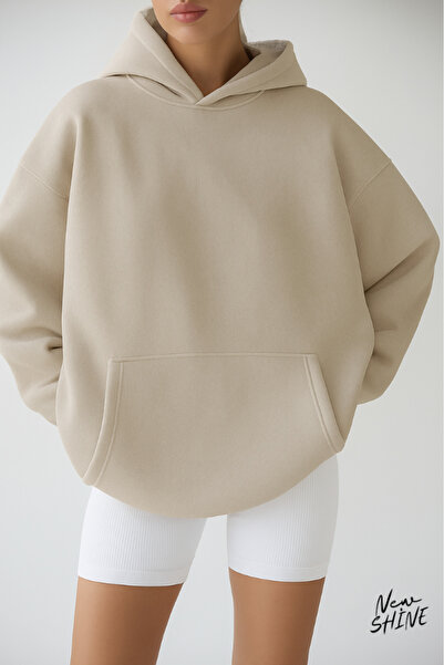 New Shine سويت شيرت بقلنسوة للجنسين