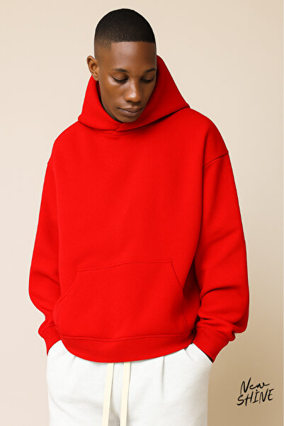 New Shine Унисекс суичър с качулка 