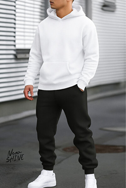 New Shine Унисекс суичър с качулка 