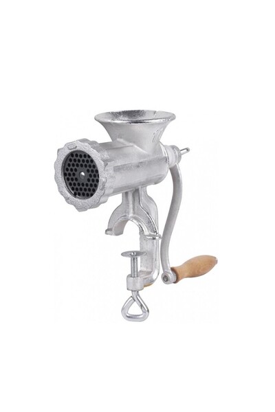 JollyMag Meat mincer, cast iron, wooden handle, 27x10x24 cm, size 8, Magic Home