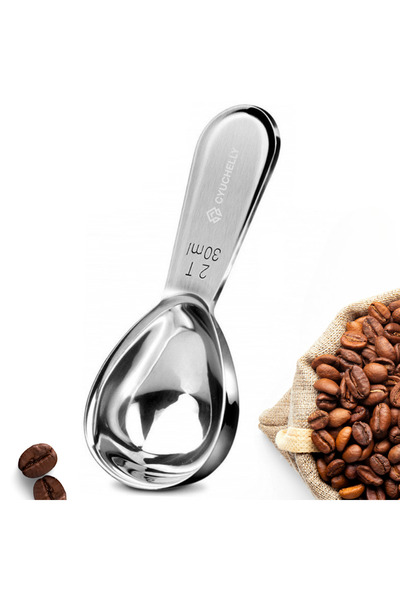 CYUCHELLY Lingura masurare si dozare cafea, inox alimentar, 30 ml, Argintiu