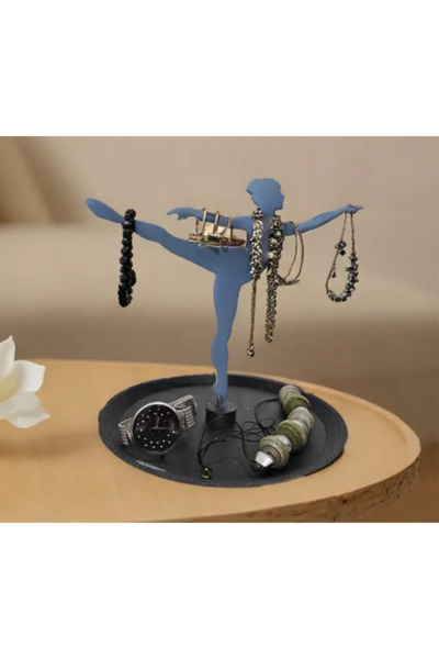 Qukis Store منظم المجوهرات والإكسسوارات على شكل راقصة الباليه من متجر كوكي - ...