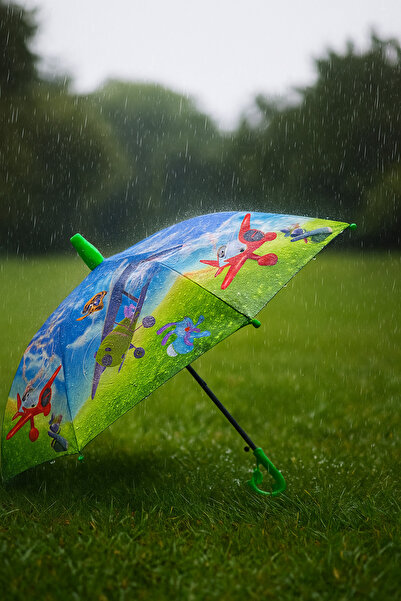 Silmaril Katlanabilen Koruma Kılıflı Bardaklı Düdüklü 72 Cm Çocuk Şemsiyesi Y...