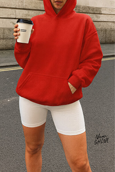 New Shine سويت شيرت بقلنسوة للجنسين