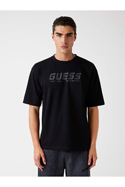 Guess T-Shirt with Patterned Logo