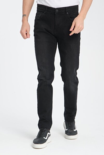 Store Erkek Regular Jean Pantolon - Düz Paça Klasik Kesim, Konforlu %98 Pamuk %2 Likralı