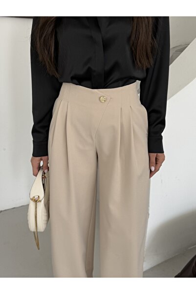 Nadrina Buttoned Trousers