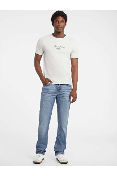 Guess Logo Patterned T-Shirt