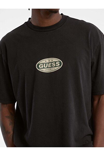 Guess Logo Patterned T-Shirt