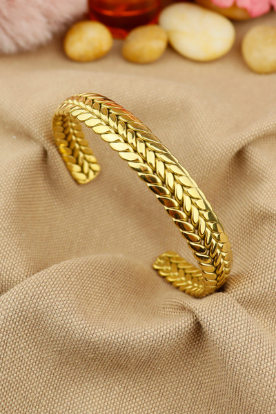 Keyifli Hayaller Çelik Bileklik - Yarım Ayarlanabilir Örgü Model Trend Kararm...