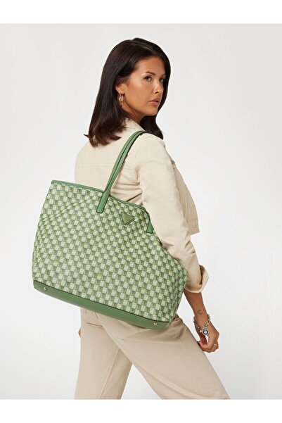 Guess G Wave Geometric Pattern Shopper Bag