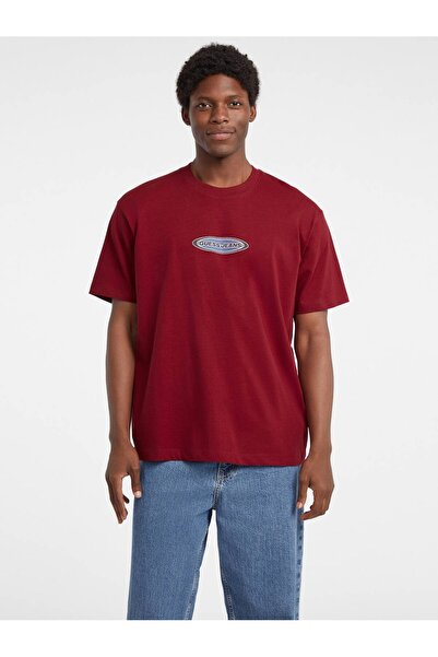 Guess Logo Patterned T-Shirt