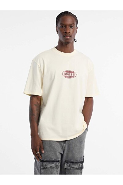 Guess Logo Patterned T-Shirt