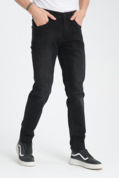 Store Erkek Regular Jean Pantolon - Düz Paça Klasik Kesim, Konforlu %98 Pamuk %2 Likralı
